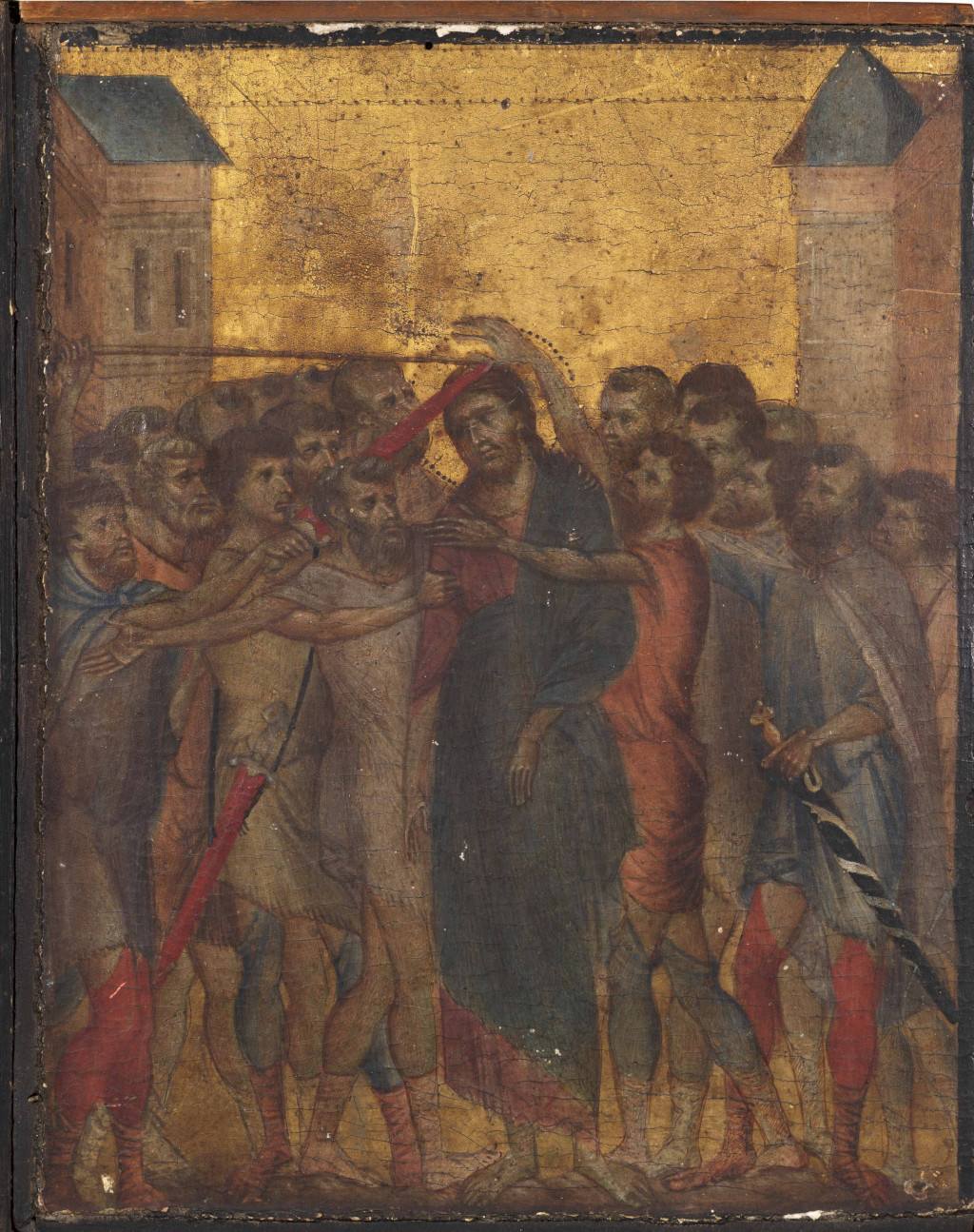 Christ Mocked in Detail Cimabue
